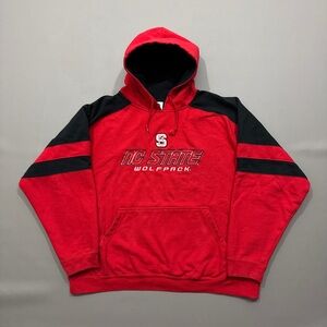 Y2K NC State Wolfpack Embroidered Boxy Hoodie NCAA